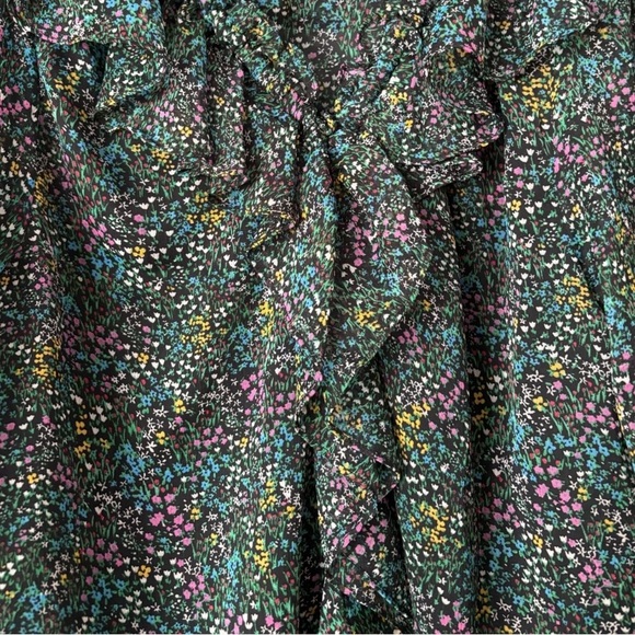 Topshop Floral Ruffled Blouse - Picture 7 of 13